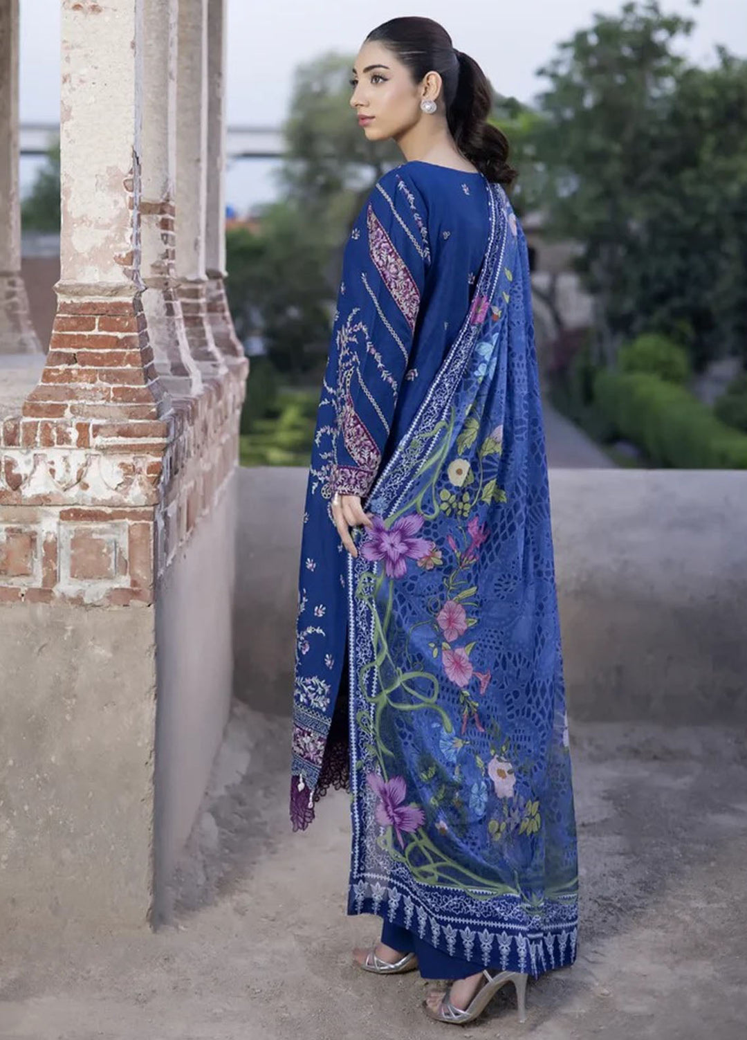Inara by Javairia Women RTW Embroidered Lawn 3 Piece Suit IN26PJF Jorbagh - Festive Collection