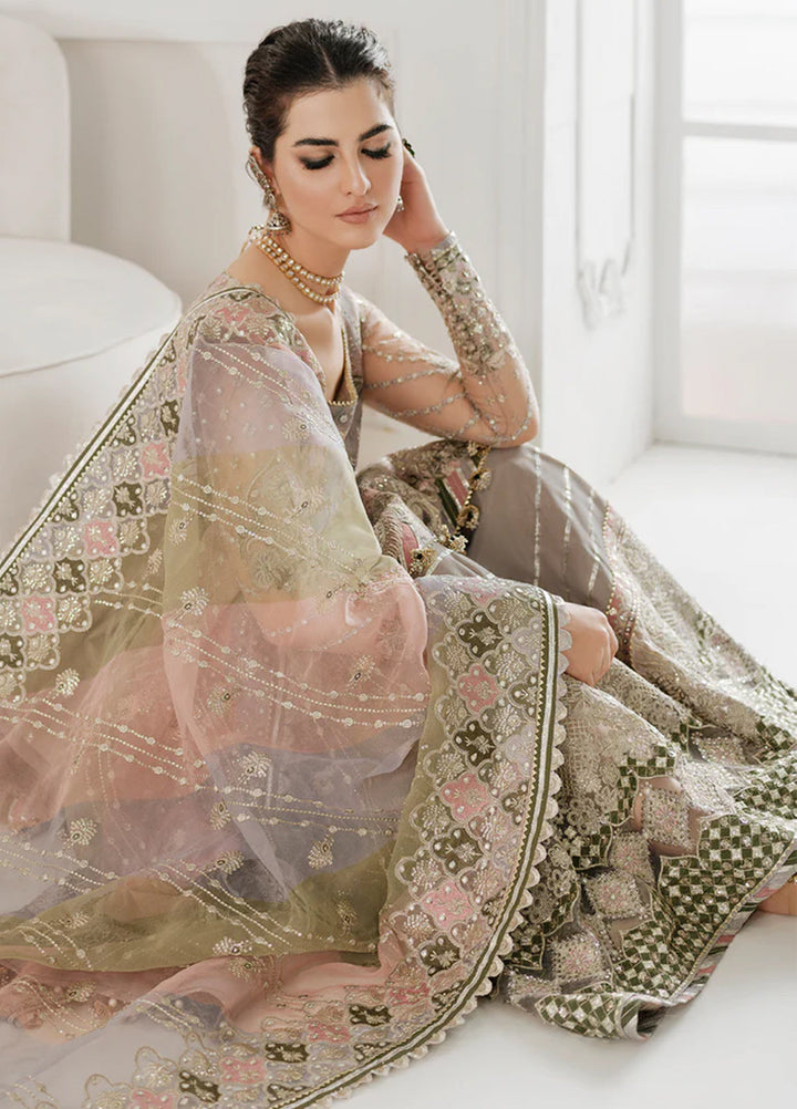 Chantelle by Baroque Unstitched Embroidered Net 3 Piece Suit BQ26UCF CH10-D08 - Festive Collection