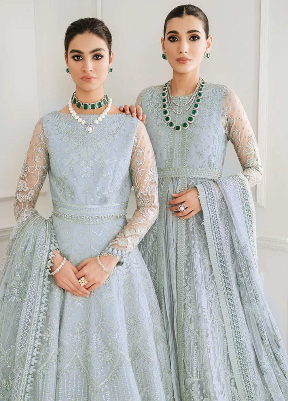 Chantelle by Baroque Unstitched Embroidered Net 3 Piece Suit BQ26UFC BQU-CH10-D05 - Festive Collection