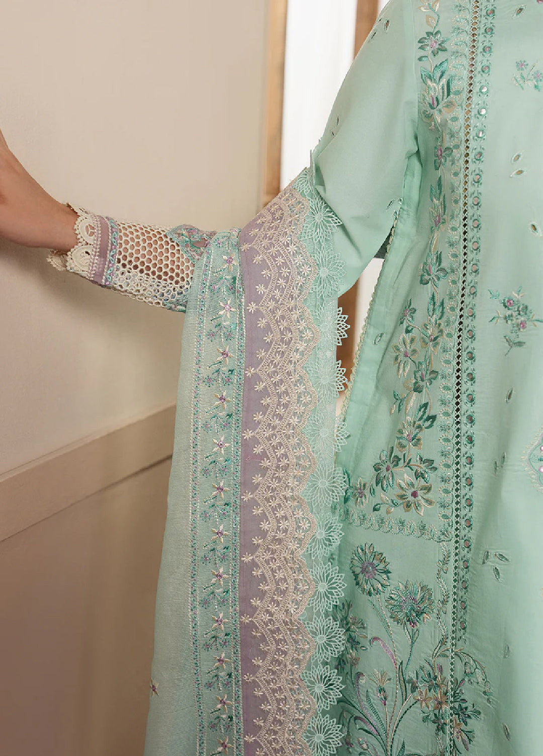 Brewed by Ayzel Unstitched Embroidered Lawn 3 Piece Suit AAF26UBL Affogato ZWU-0149-3PO - Festive Collection