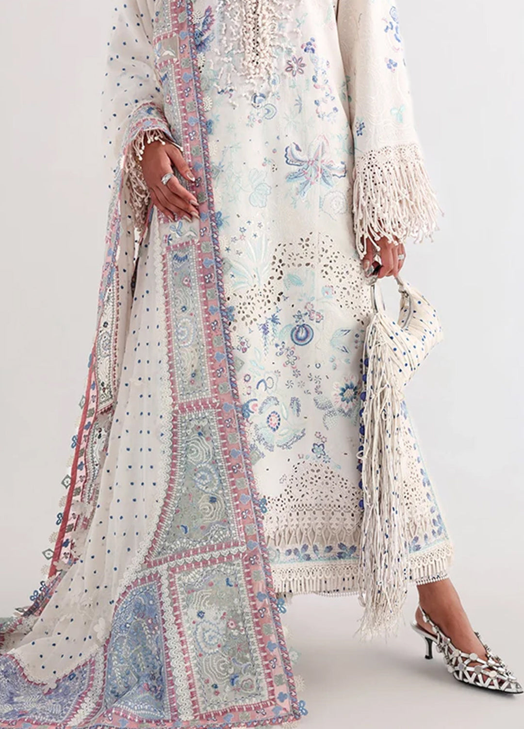 Suffuse Unstitched Embroidered Lawn 3 Piece Suit SSY26ULE Veluna - Eid Collection
