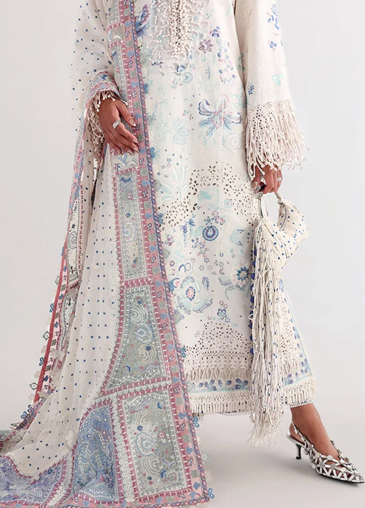 Suffuse Unstitched Embroidered Lawn 3 Piece Suit SSY26ULE Veluna - Eid Collection