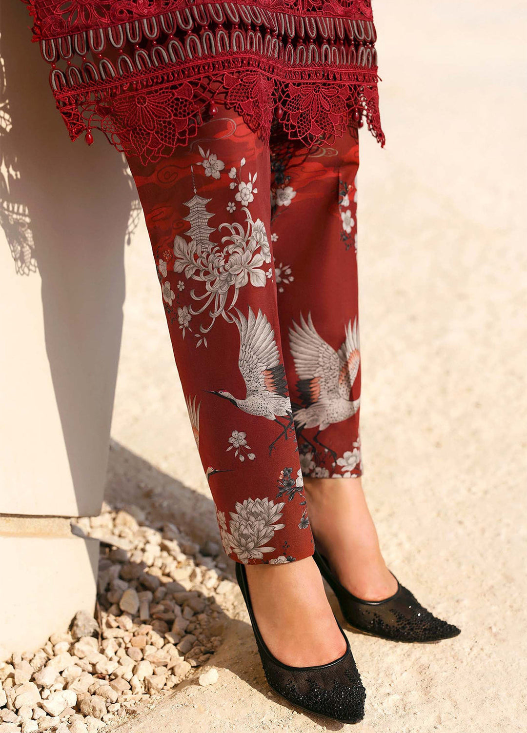 Maria B Unstitched Embroidered Luxury Lawn 3 Piece Suit MB26UEL 7A - Eid Collection