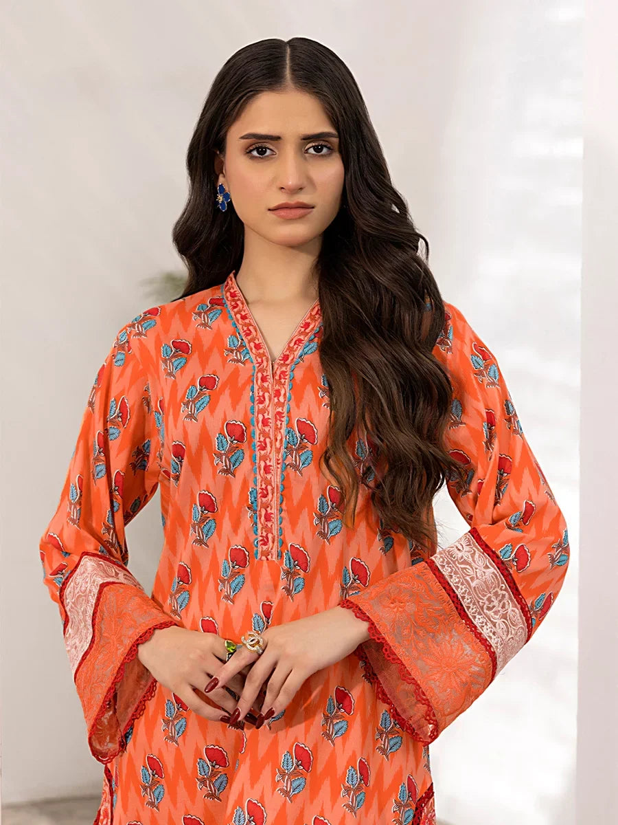 Salitex Women Printed Cross Hatch 2 Piece Suit SPL2PEC037 - Summer Collection