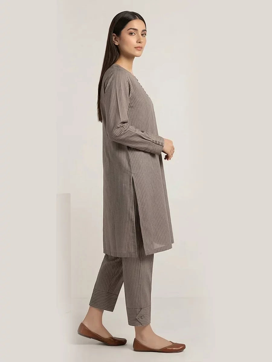 Salitex Women Solids Lining 2 Piece Suit PEUFL2PBC156 - Summer Collection