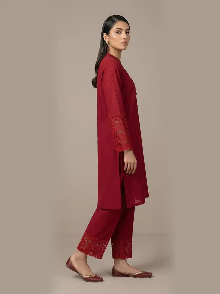 Salitex Women Solids Crepe 2 Piece Suit CPS25LFT027 - Summer Collection