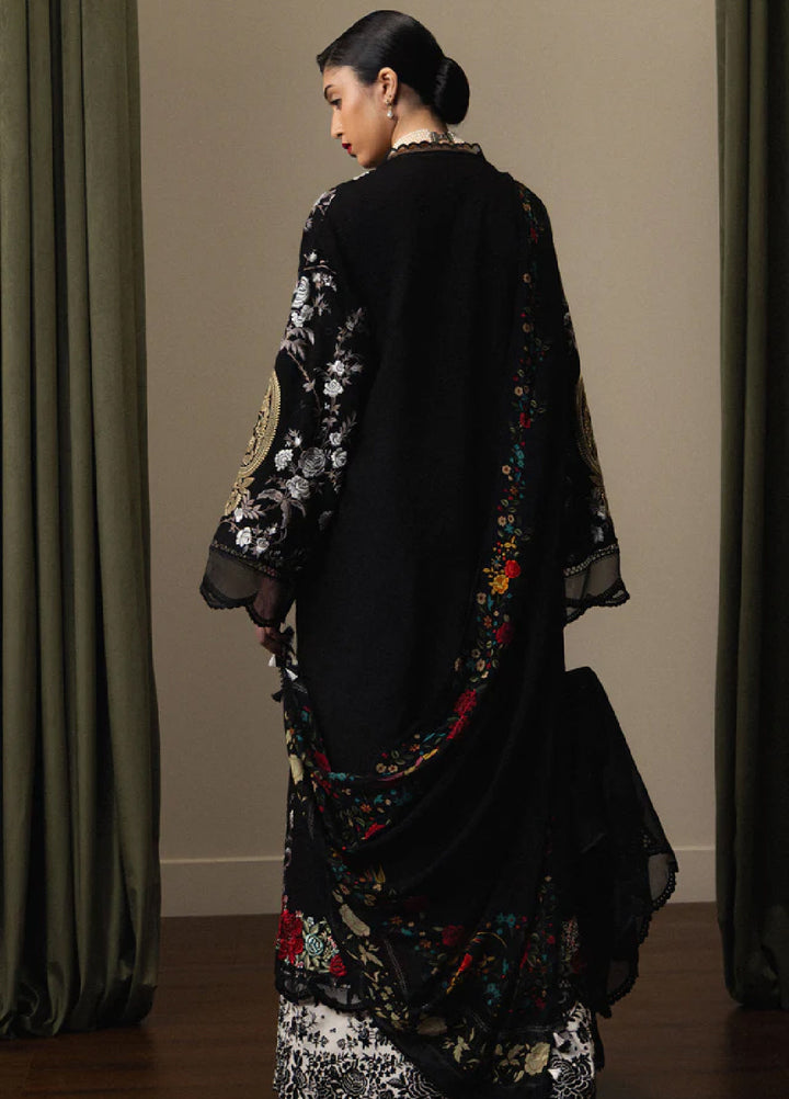 Satori by Zara Shahjahan Unstitched Embroidered Lawn 3 Piece Suit ZS26USL D-10 TAKUMI - Summer Collection