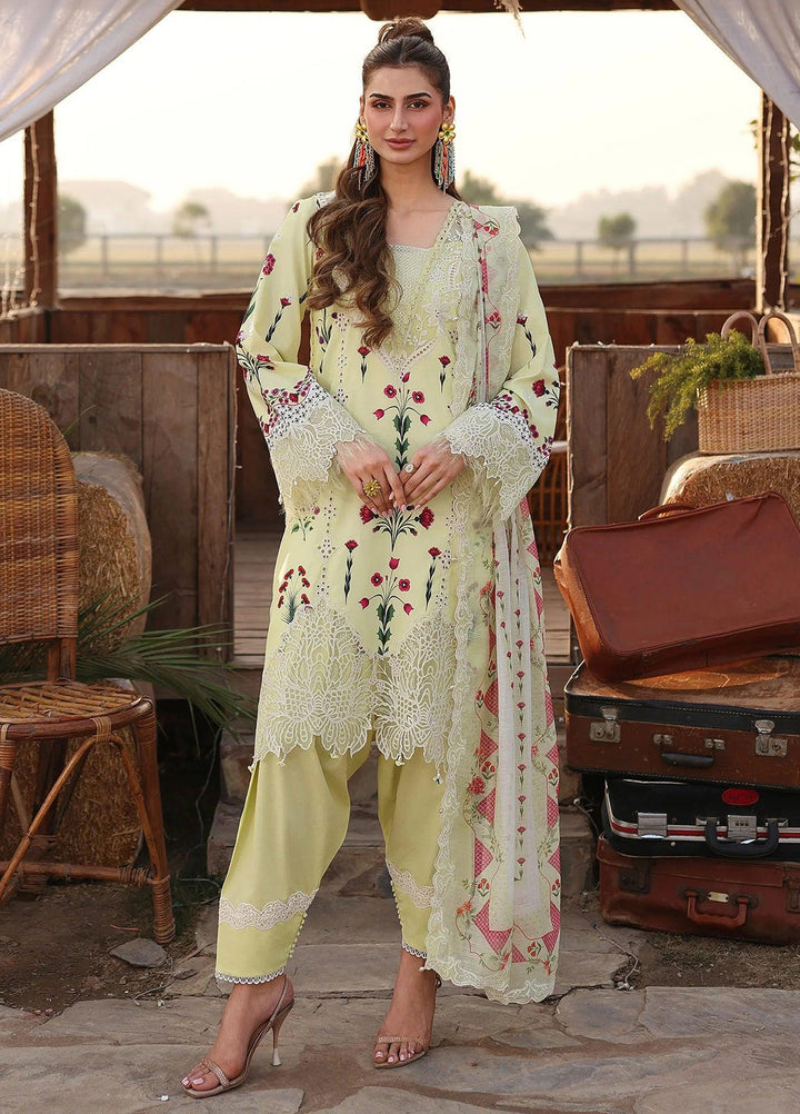 Sardinia Unstitched Embroidered Lawn 3 Piece Suit SRD26ULF D-12 SUNLIT - Festive Collection