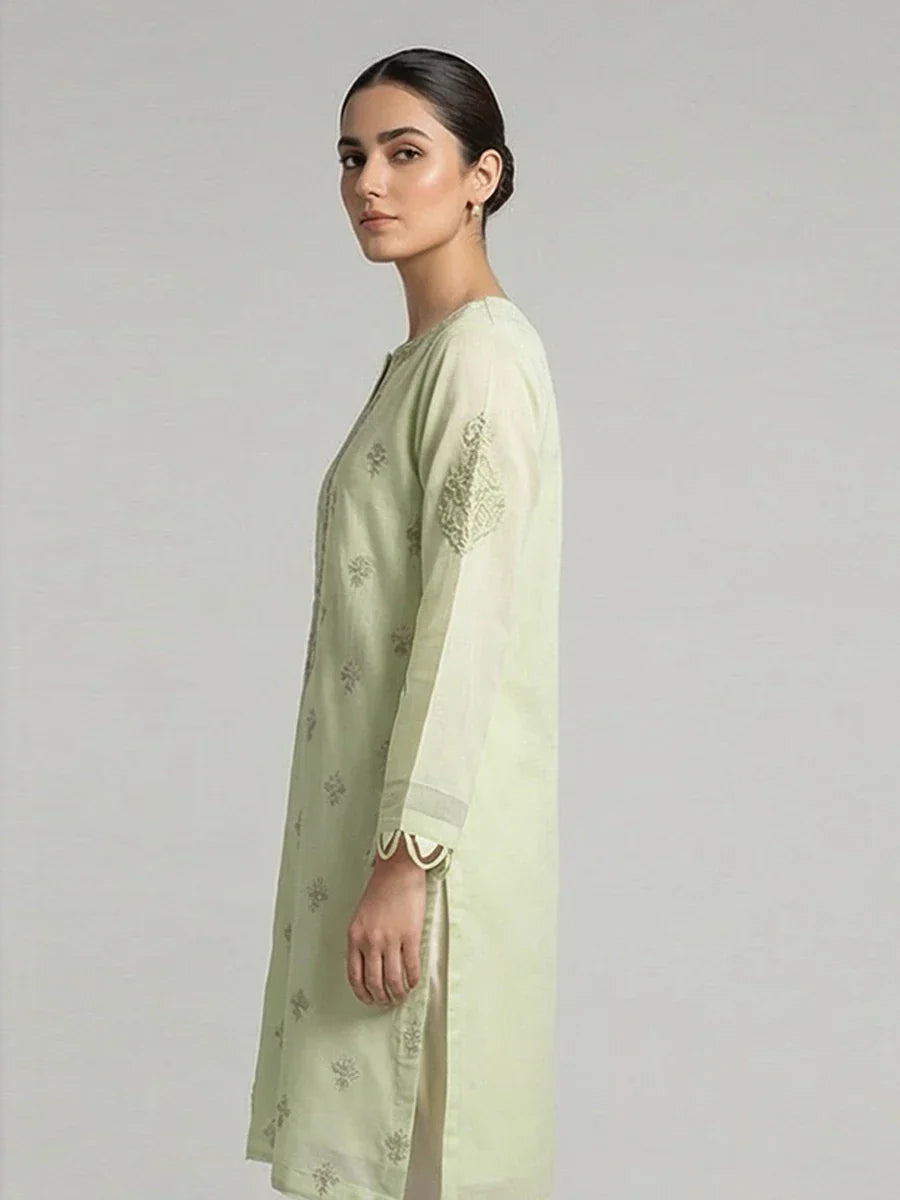 Salitex Women Embroidered Cambric 2 Piece Suit LPS24LFT006 - Summer Collection