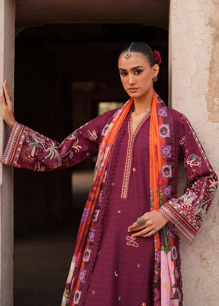 Suroor by Bin Ilyas RTW Embroidered Jacquard Lawn 3 Piece Suit BI26PSL 242A - Festive Collection