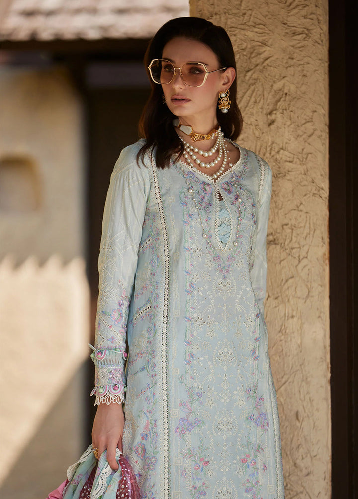 Ariya by Kanwal Malik Unstitched Embroidered Luxury Lawn 3 Piece Suit KM26UA D-9 ELORA - Summer Collection
