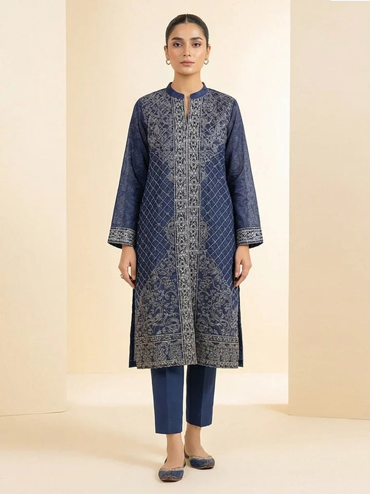 Salitex Women Embroidered Chiffon 2 Piece Suit LPS24LFT001 - Summer Collection