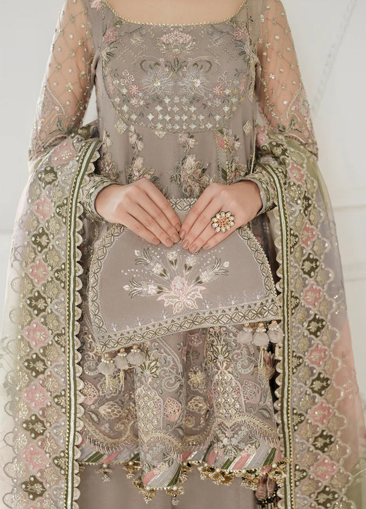Chantelle by Baroque Unstitched Embroidered Net 3 Piece Suit BQ26UCF CH10-D08 - Festive Collection