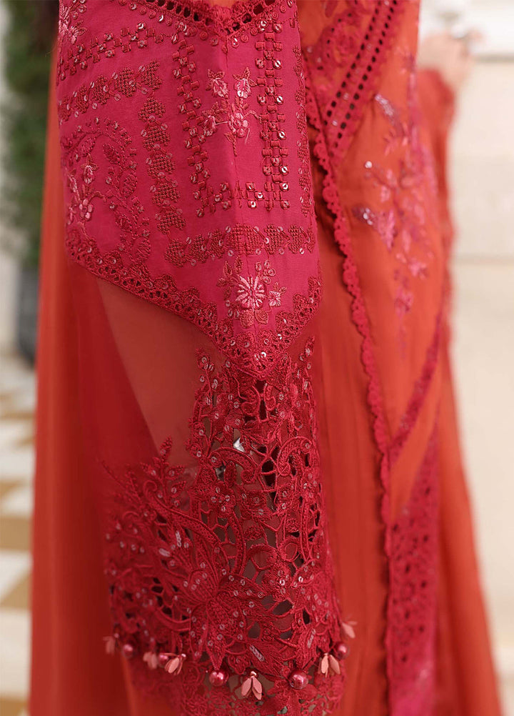Maria B Unstitched Embroidered Lawn 3 Piece Suit MB26ULE D13 - Eid Collection