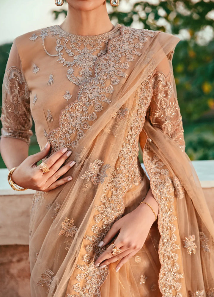 Florent Embroidered Organza Suits Unstitched 3 Piece FL25FU FL-07 - Formals Collection