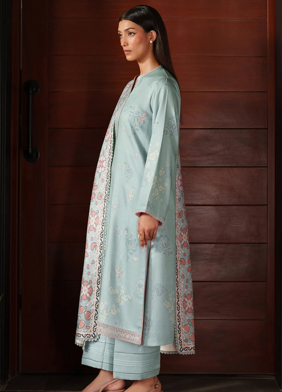Bellini by Seran Unstitched Winter Cotail Embroidered Suits 3 Piece SN25BW Merene - Winter Collection
