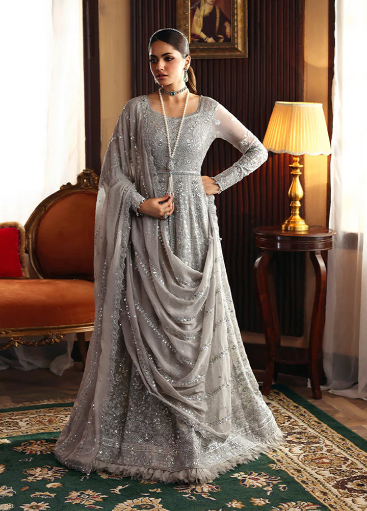 Gulaal Embroidered Chiffon Suits Unstitched 3 Piece GL25EU D-28 Sheyza - Formals Collection