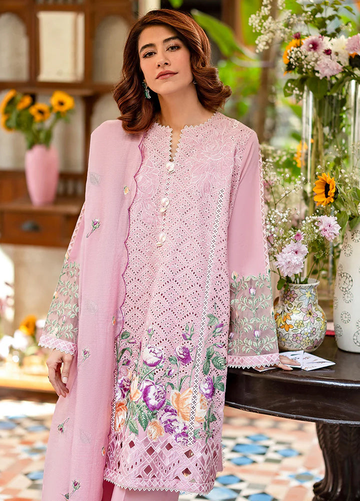 Astoria by Mushq Unstitched Embroidered Lawn 3 Piece Suit MQ26UAL 308-Arabil - Festive Collection