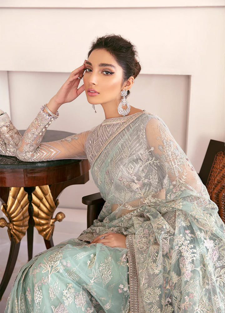 Chantelle by Baroque Unstitched Embroidered Net 3 Piece Suit BQ26UFC BQU-CH08-D10 - Festive Collection
