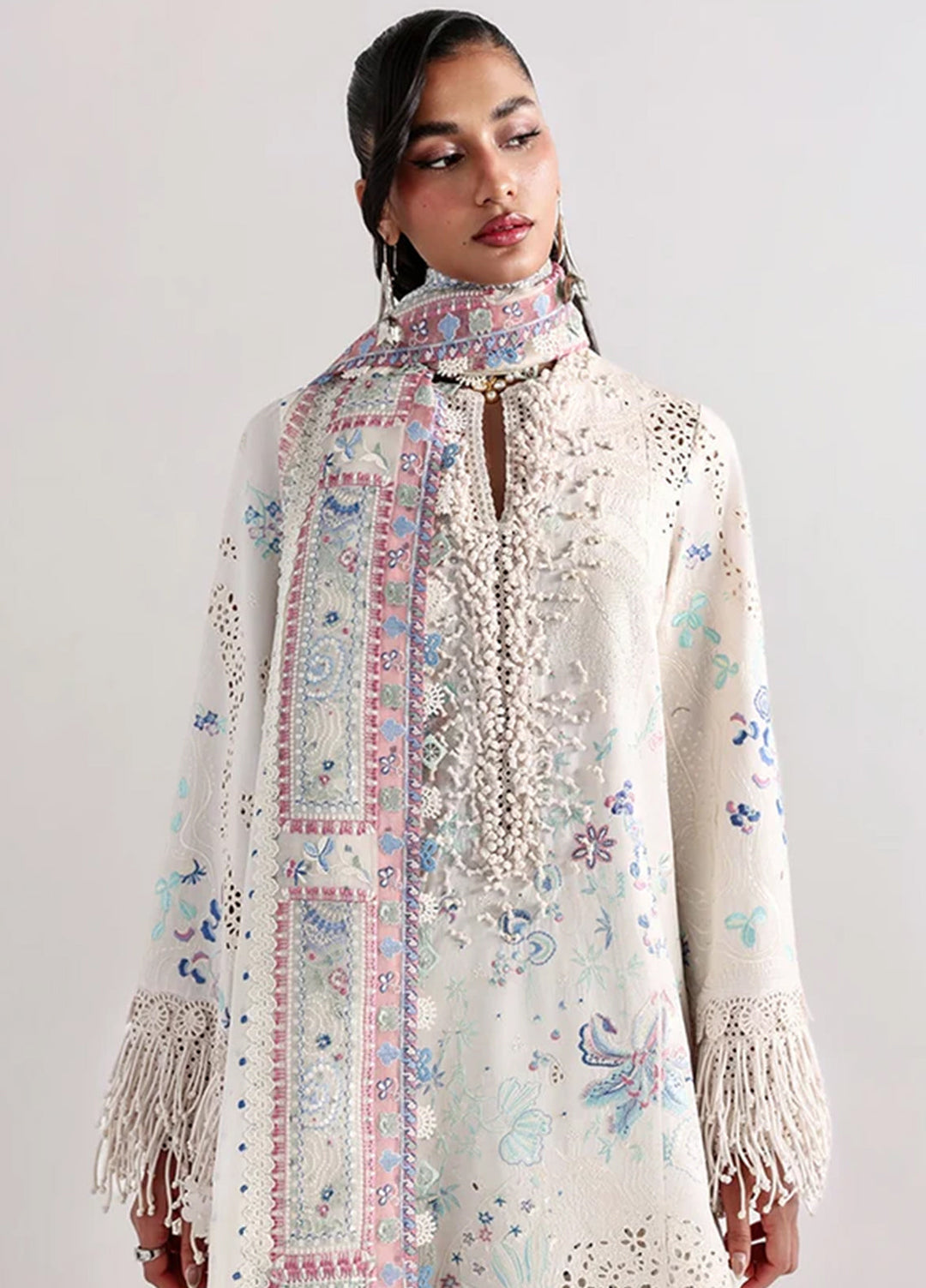 Suffuse Unstitched Embroidered Lawn 3 Piece Suit SSY26ULE Veluna - Eid Collection