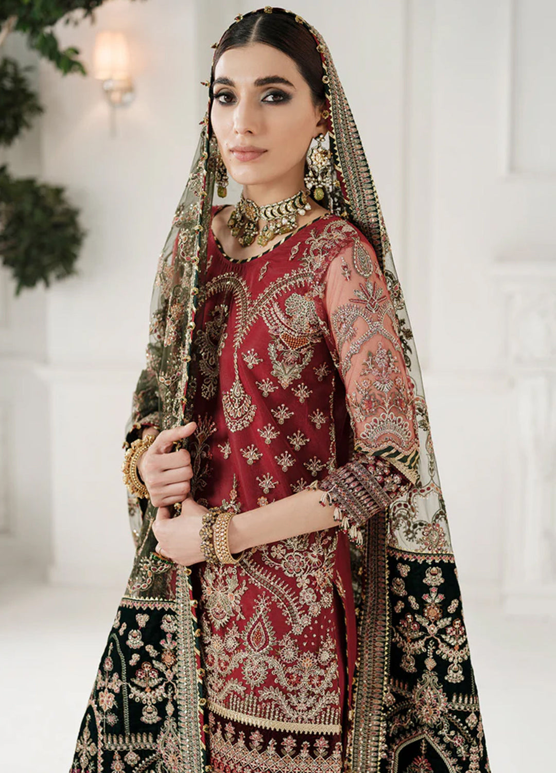 Chantelle by Baroque Unstitched Embroidered Net 3 Piece Suit BQ26UCF CH10-D07 - Festive Collection