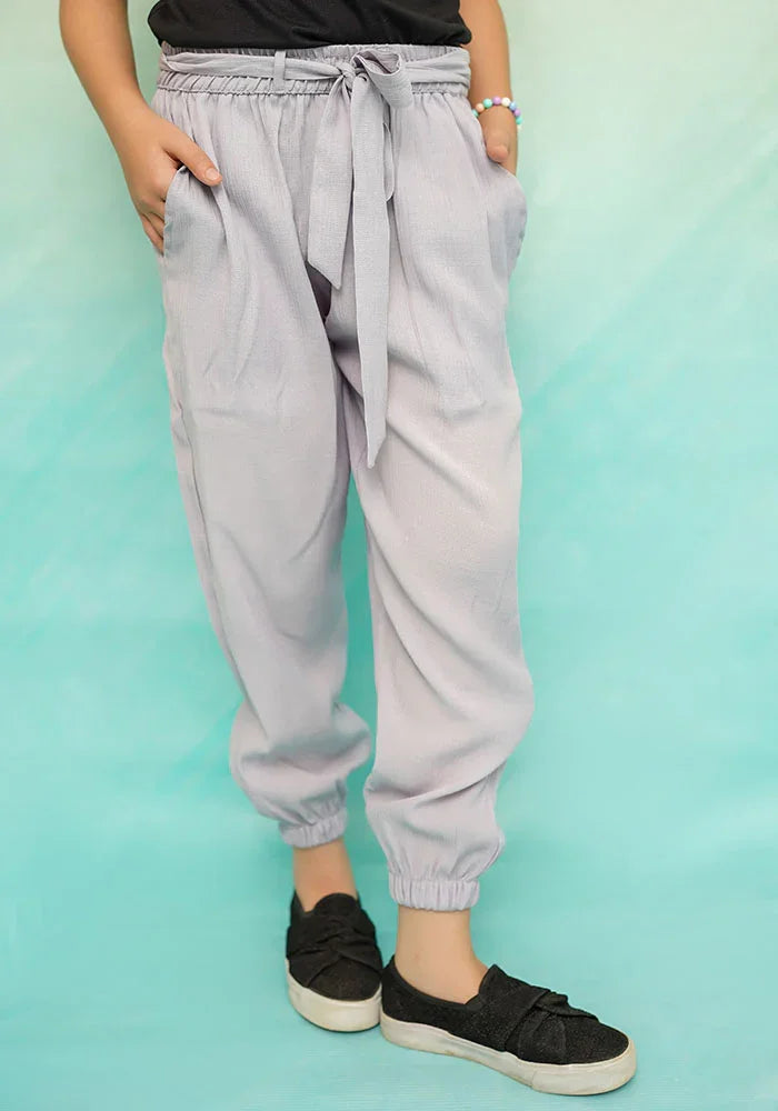 Ochre RTW Solids Cotton Jogger Pants Girls 1 Piece OWB-15 - Summer Collection