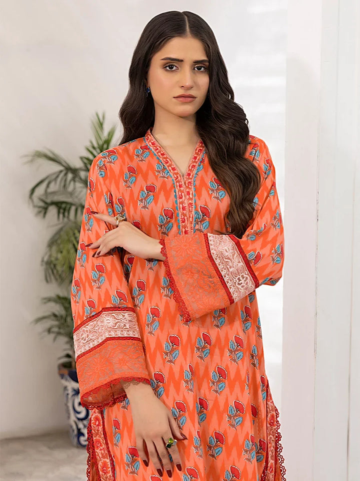 Salitex Women Printed Cross Hatch 2 Piece Suit SPL2PEC037 - Summer Collection