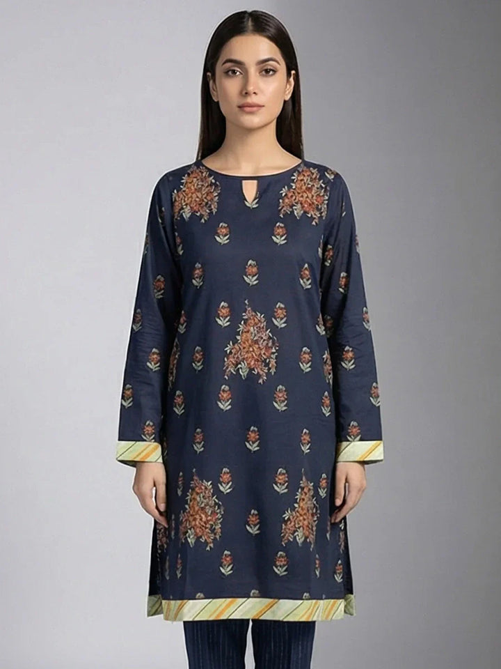 Salitex Women Printed Cambric 1 Piece Shirt CPS24LFT047 - Summer Collection