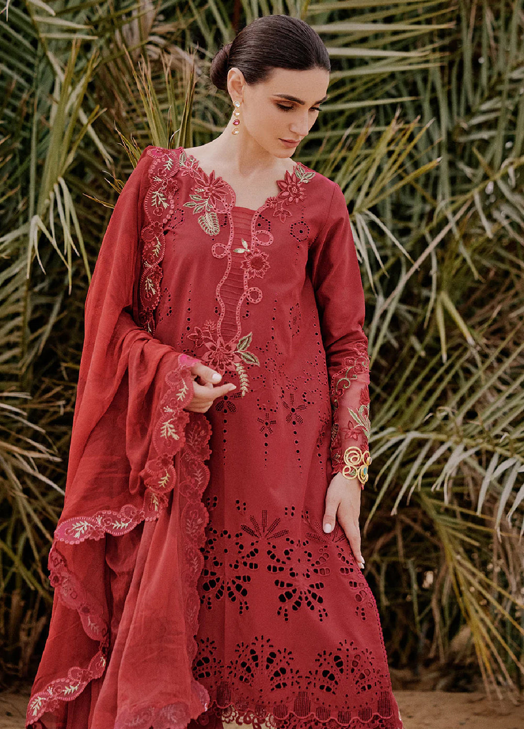 Saira Rizwan Unstitched Embroidered Luxury Lawn 3 Piece Suit SR26ULL SRL26-06 RAYLI - Festive Collection