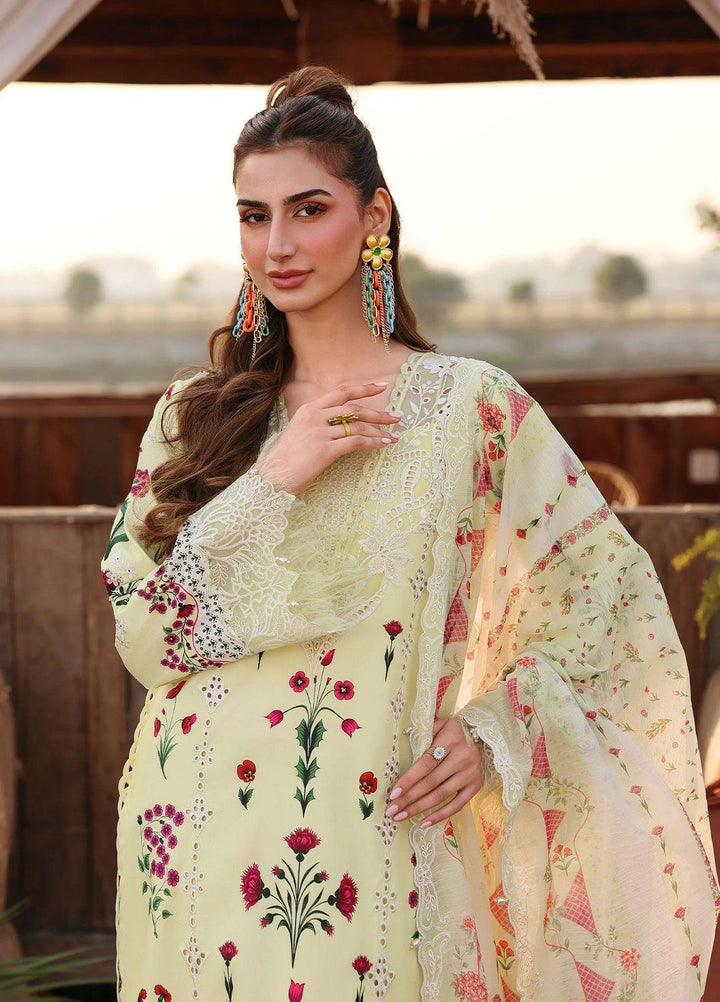 Sardinia Unstitched Embroidered Lawn 3 Piece Suit SRD26ULF D-12 SUNLIT - Festive Collection