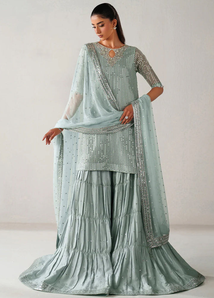 Chantelle by Baroque Unstitched Embroidered Chiffon 3 Piece Suit BQ26UCF UF-4389 - Festive Collection