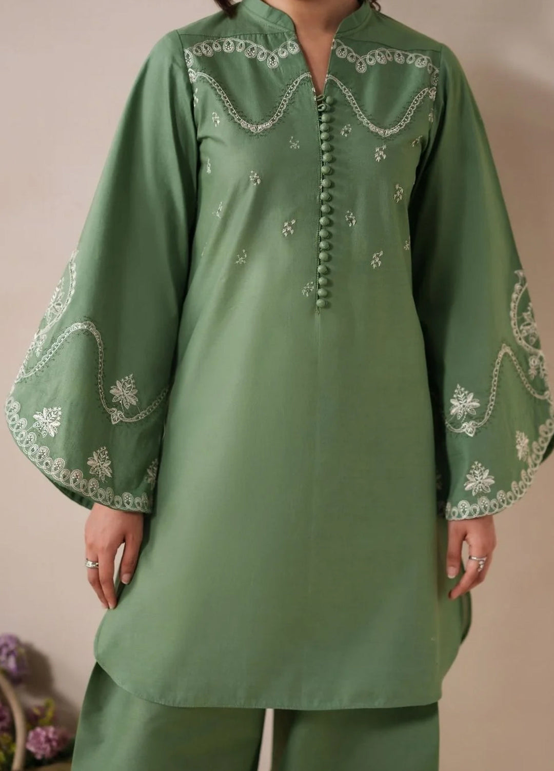 Neeshay Women RTW Embroidered Lawn 2 Piece Suit NSH26RL SB-15 - Casual Collection