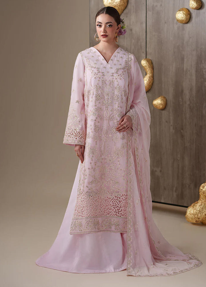 Nouvelle by Emaan Adeel Unstitched Embroidered Chiffon 3 Piece Suit EA26UNC Luxe - Festive Collection