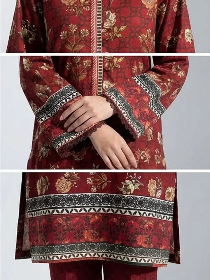 Salitex Women Embroidered Dobby 2 Piece Suit PEUFL2PBE139 - Summer Collection