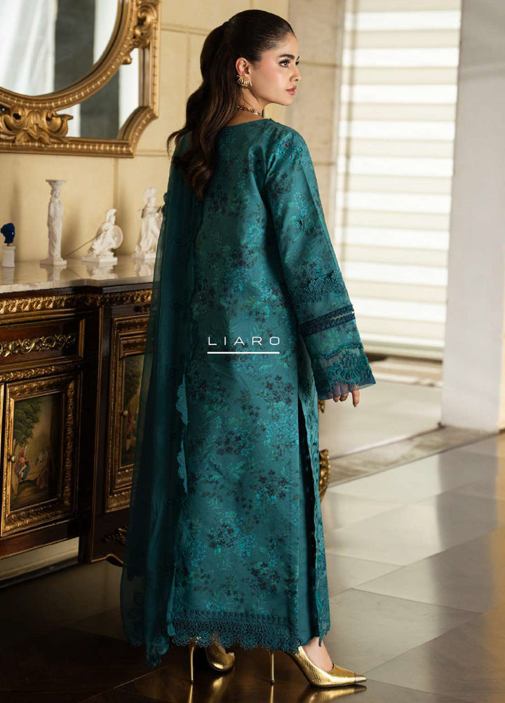 Carnation by Rang Rasiya Unstitched Embroidered Lawn 3 Piece Suit RR26UCL D16 LIARO - Eid Collection