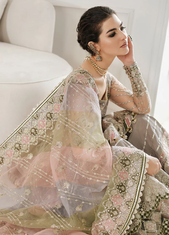 Chantelle by Baroque Unstitched Embroidered Net 3 Piece Suit BQ26UCF CH10-D08 - Festive Collection
