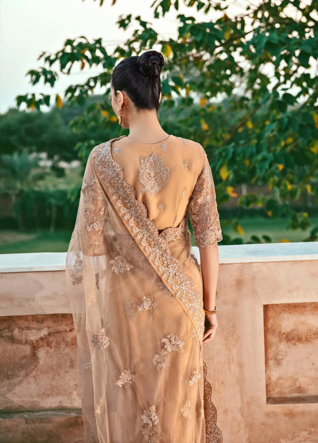 Florent Embroidered Organza Suits Unstitched 3 Piece FL25FU FL-07 - Formals Collection