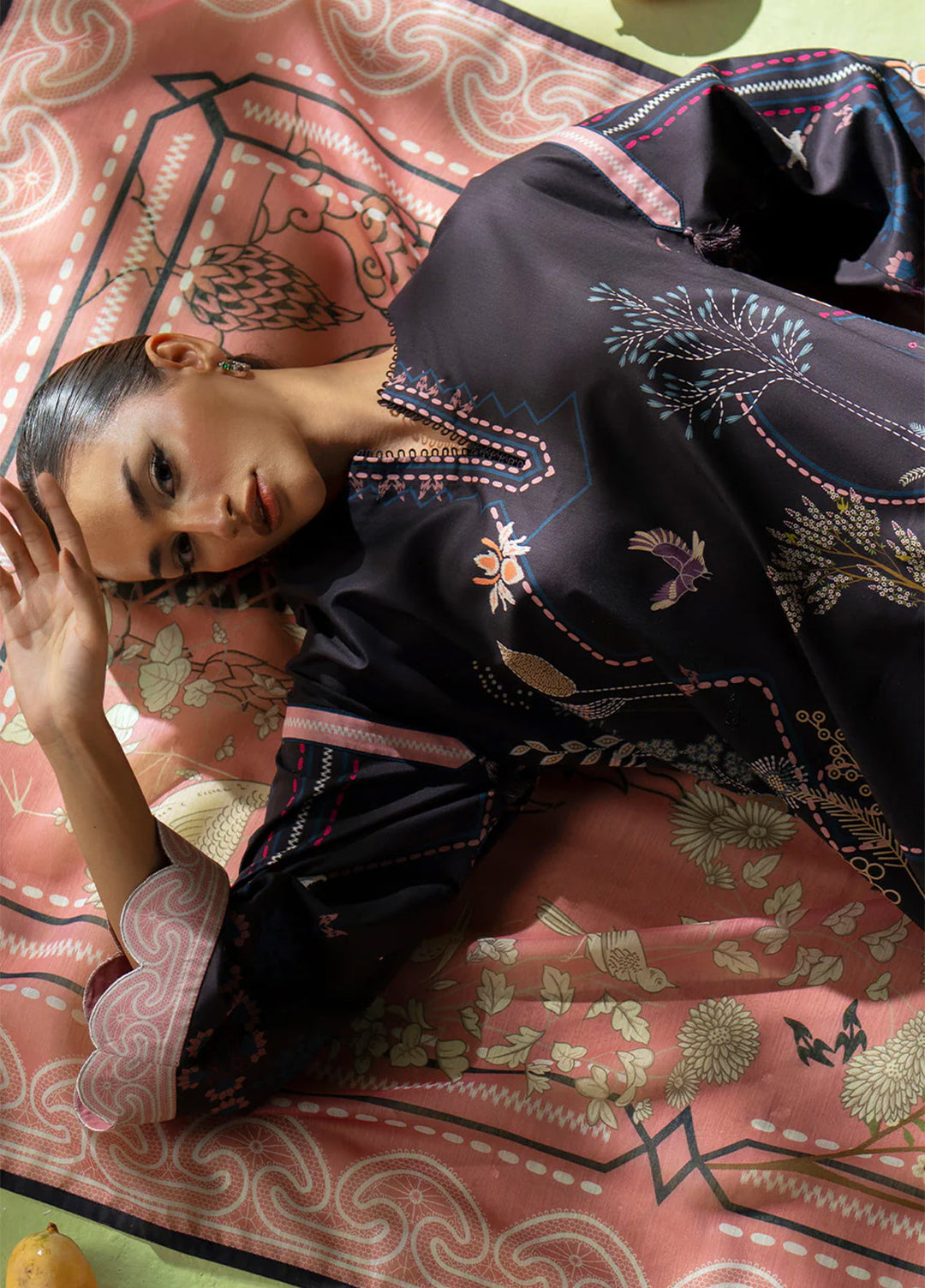 Joolie Prints by Saira Rizwan Printed Cambric Suits Unstitched 3 Piece SR25JP JPU25-04 City Bloom - Summer Collection