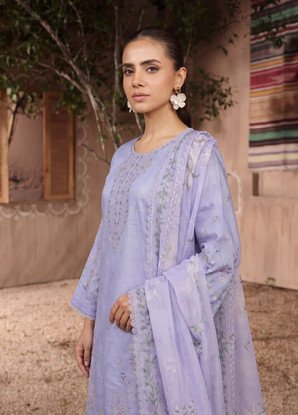 Rangkari by Ayleen Unstitched Embroidered Lawn 3 Piece Suit AY26ULR Amber - Eid Collection