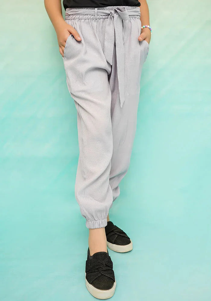 Ochre RTW Solids Cotton Jogger Pants Girls 1 Piece OWB-15 - Summer Collection