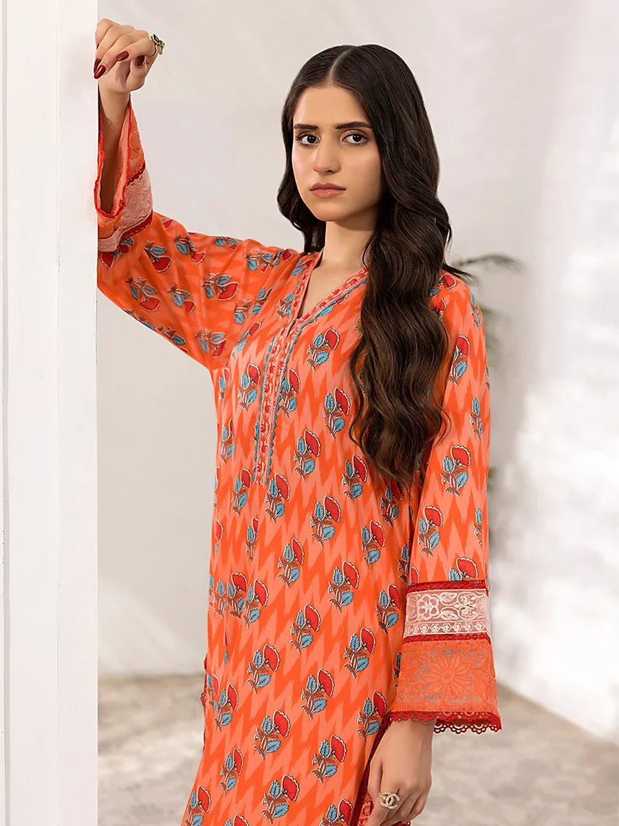 Salitex Women Printed Cross Hatch 2 Piece Suit SPL2PEC037 - Summer Collection