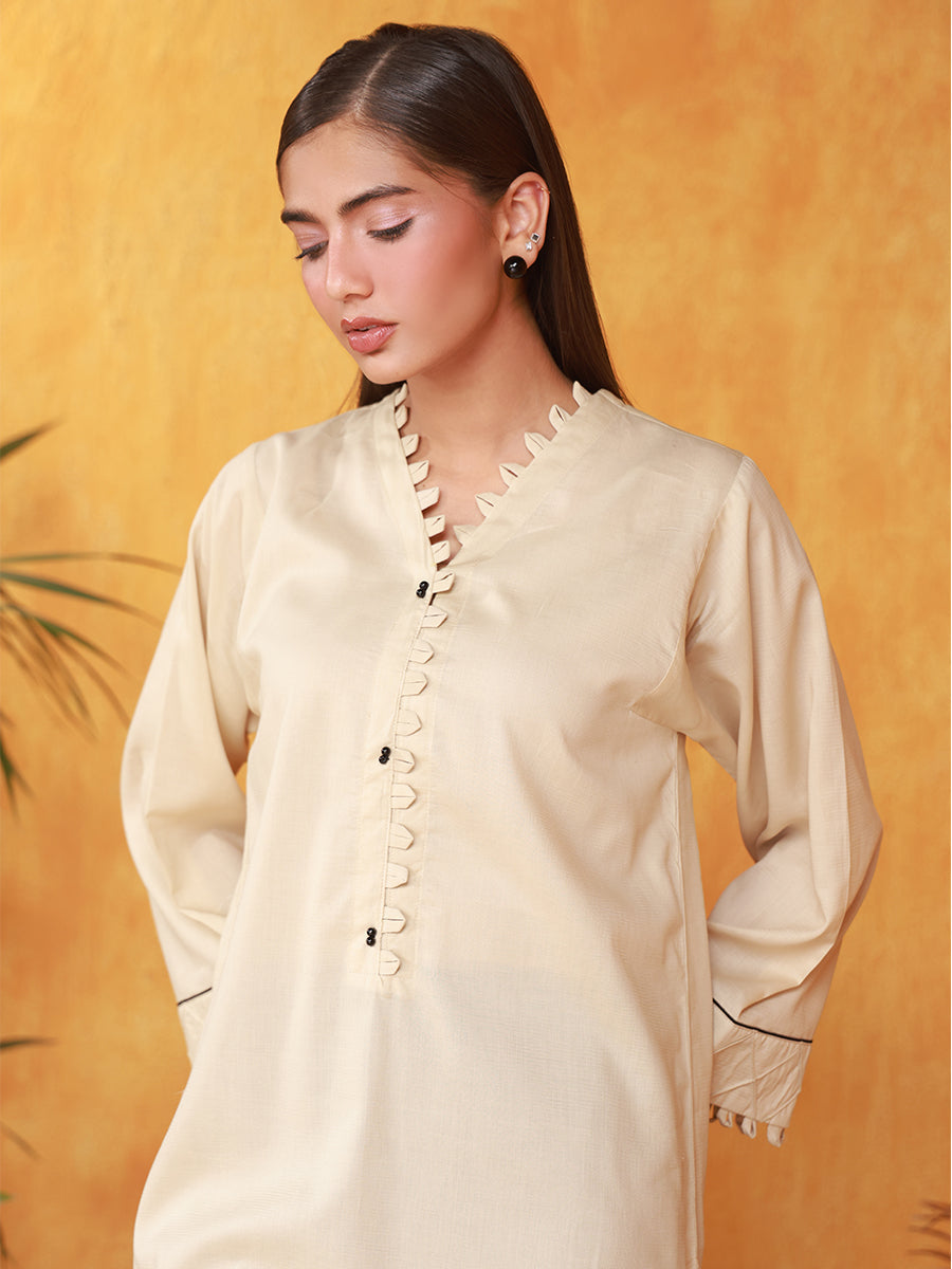 Salitex Women Solids Dobby 1 Piece Shirt WRTKBA24AL235 - Summer Collection