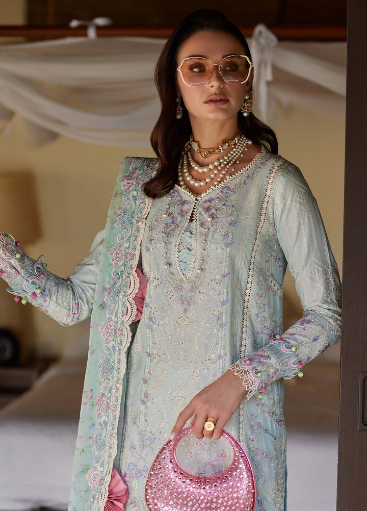 Ariya by Kanwal Malik Unstitched Embroidered Luxury Lawn 3 Piece Suit KM26UA D-9 ELORA - Summer Collection