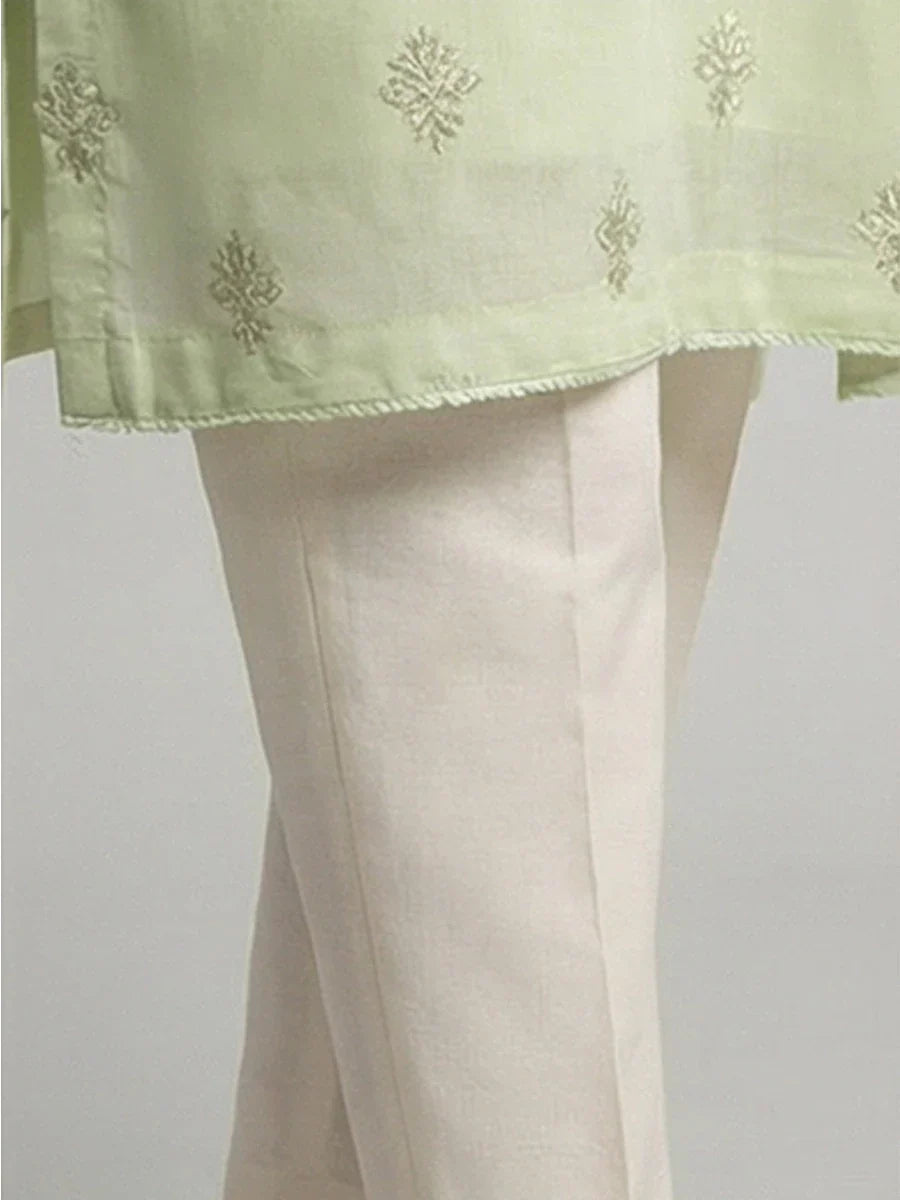 Salitex Women Embroidered Cambric 2 Piece Suit LPS24LFT006 - Summer Collection