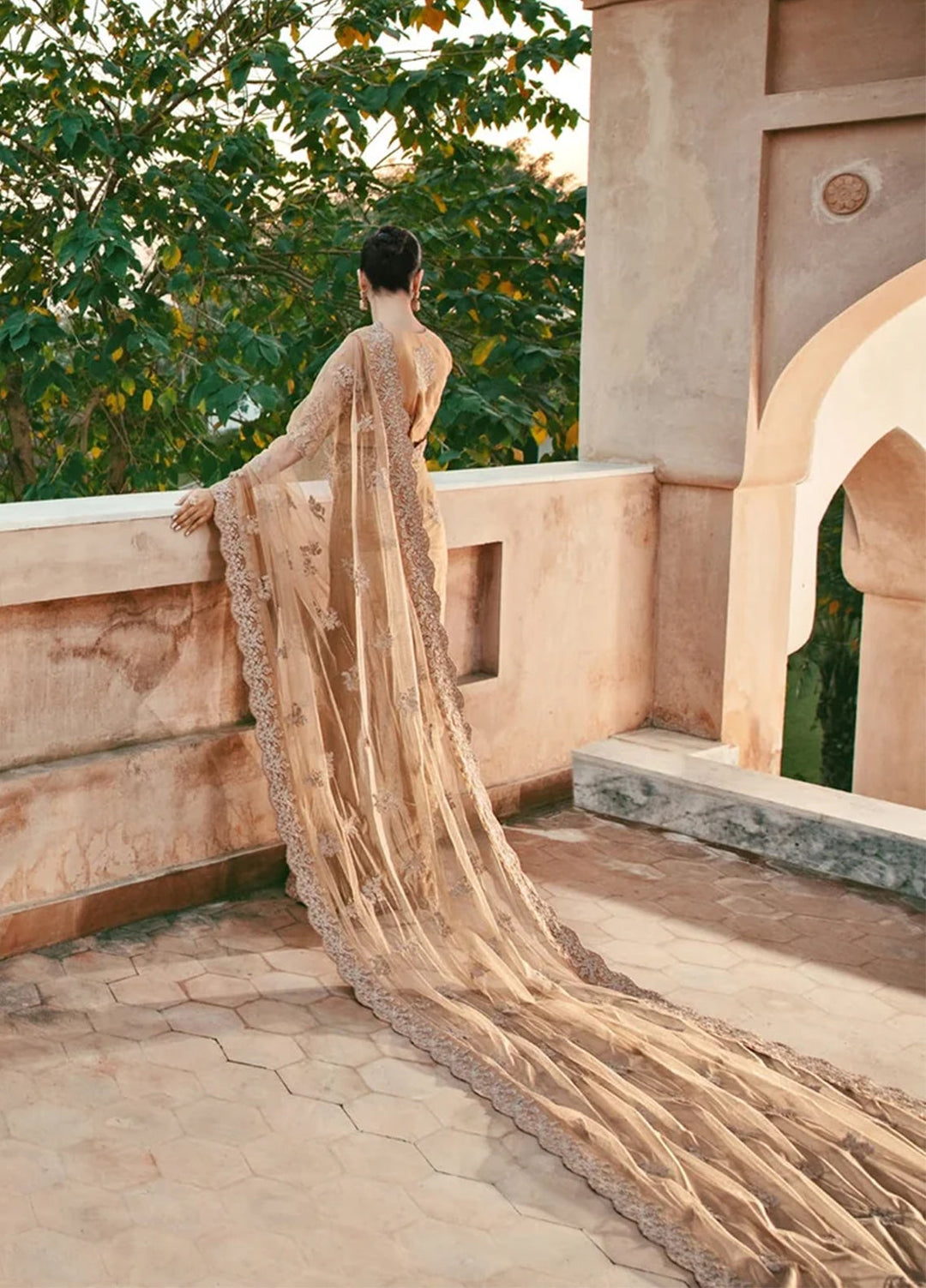 Florent Embroidered Organza Suits Unstitched 3 Piece FL25FU FL-07 - Formals Collection