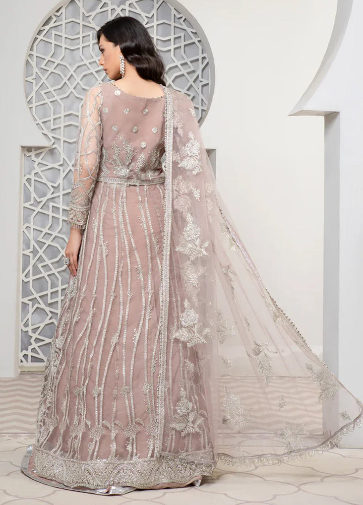 Pareesia by Zarif Embroidered  Suits Unstitched 3 Piece ZR25UF ZP 01 ROSE GOLD - Luxury Collection