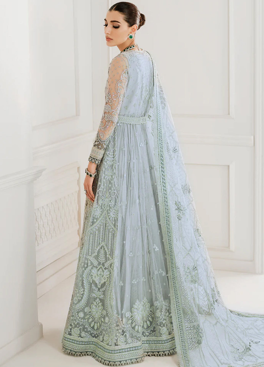 Chantelle by Baroque Unstitched Embroidered Net 3 Piece Suit BQ26UFC BQU-CH10-D05 - Festive Collection