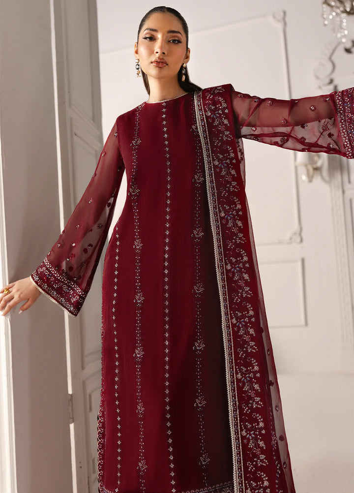 Aurelle by Seran Embroidered Suits Unstitched 3 Piece SN25AU Rosaline - Formals Collection