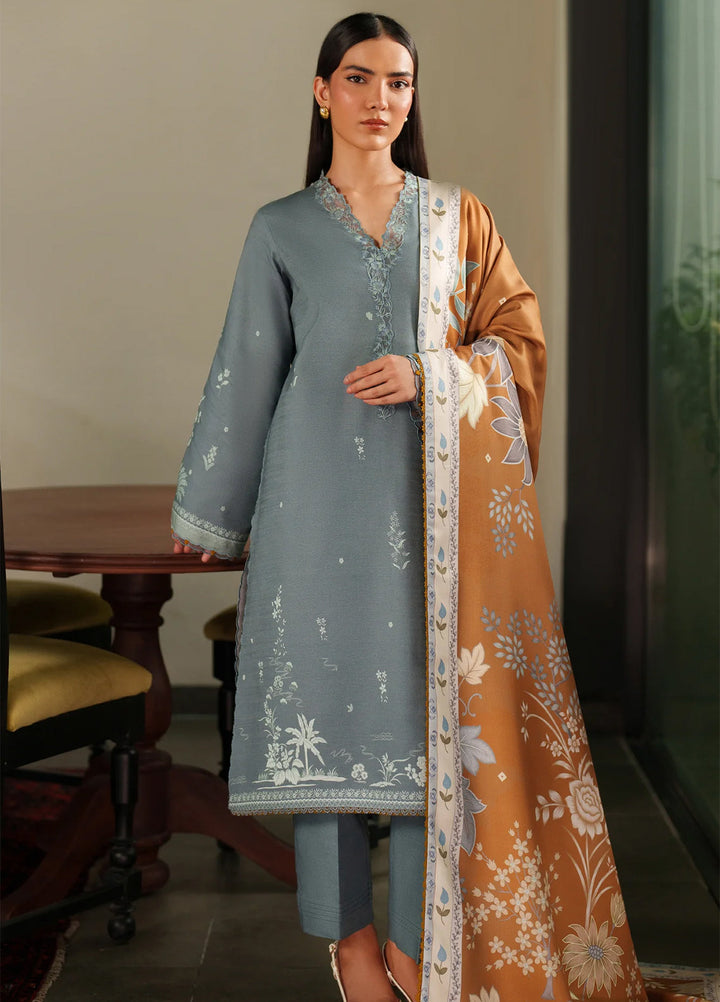 Bellini by Seran Unstitched Winter Khaddar Embroidered Suits 3 Piece SN25BW Eirene - Winter Collection