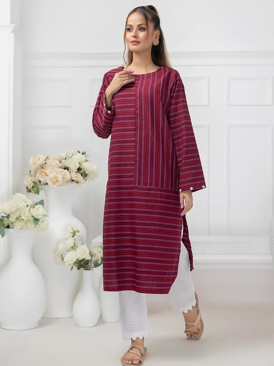 Salitex Women Solids Yarn Dyed 1 Piece Shirt CPW23DF016 - Summer Collection